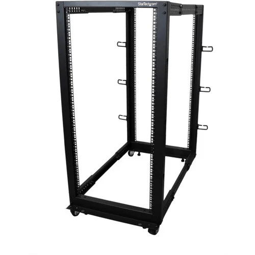 25U Adjustable Depth 4 Post Server Rack - 4POSTRACK25U